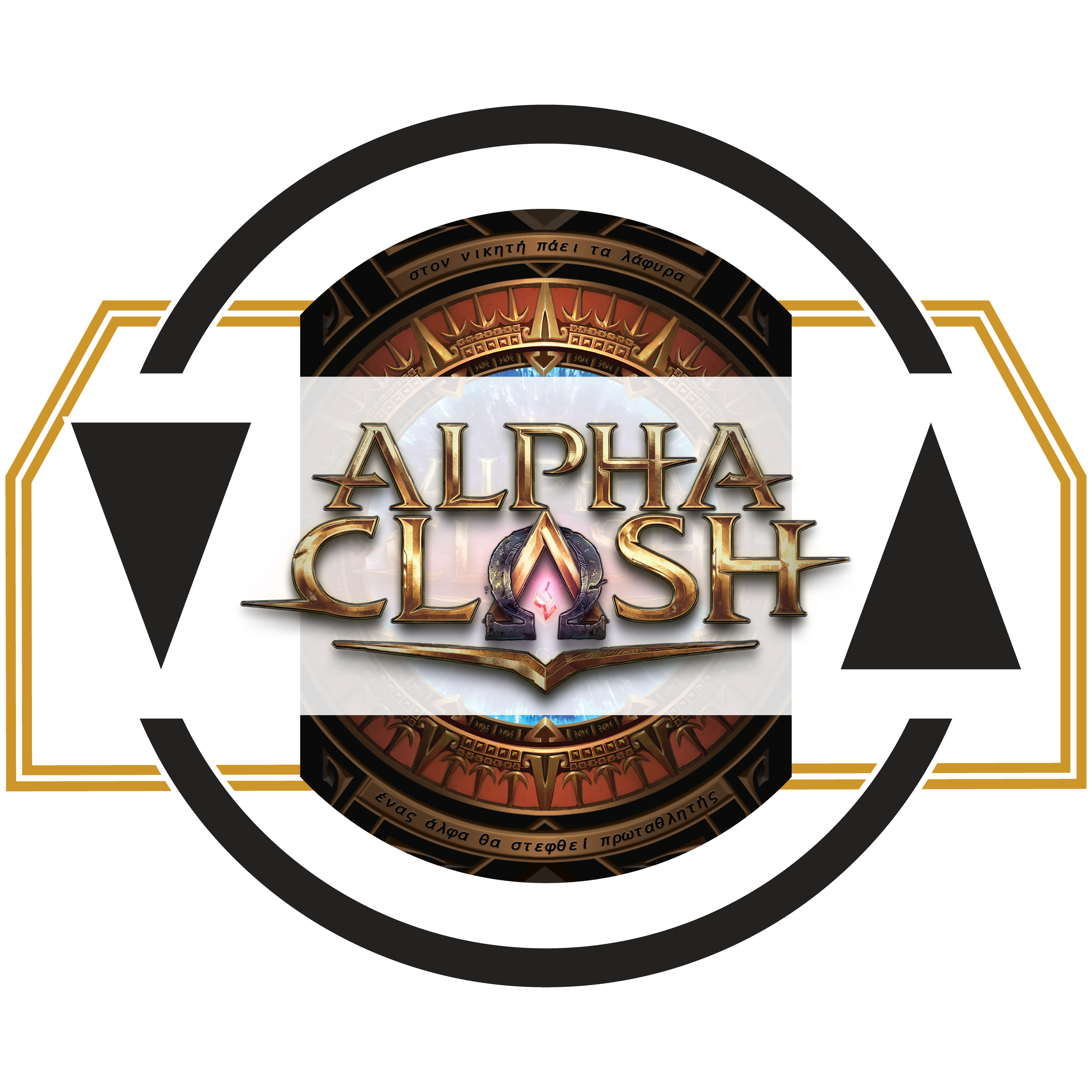 Draft box subscription icon, with circular arrows and Alpha Clash logo.