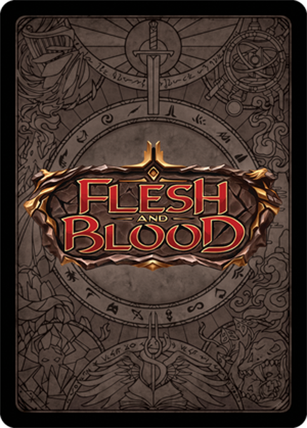 Card back for Flesh and Blood TCG card