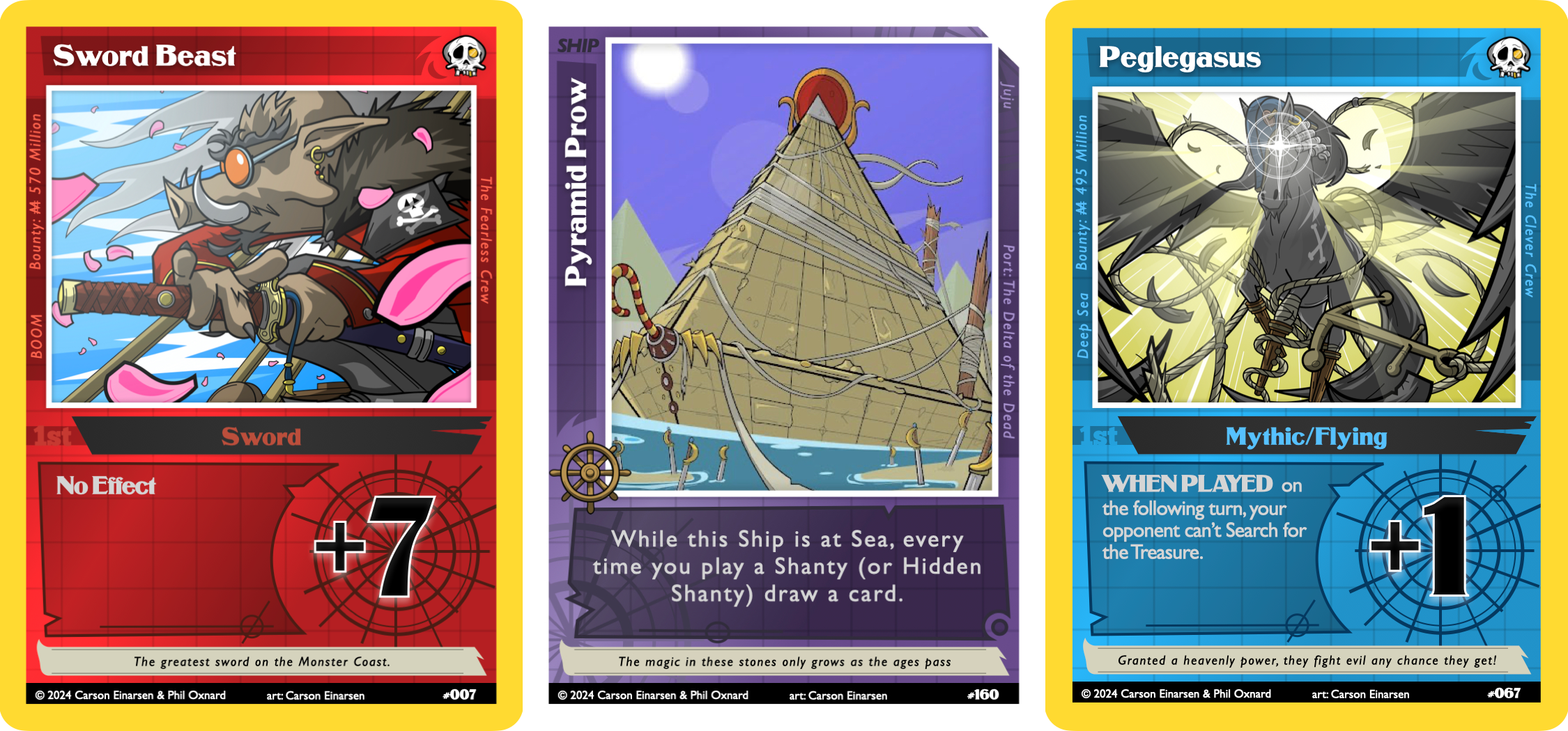 Here Be Monsters card spread