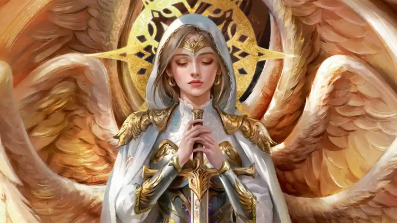 Aegis, Archangel of Protection card art for Flesh and Blood